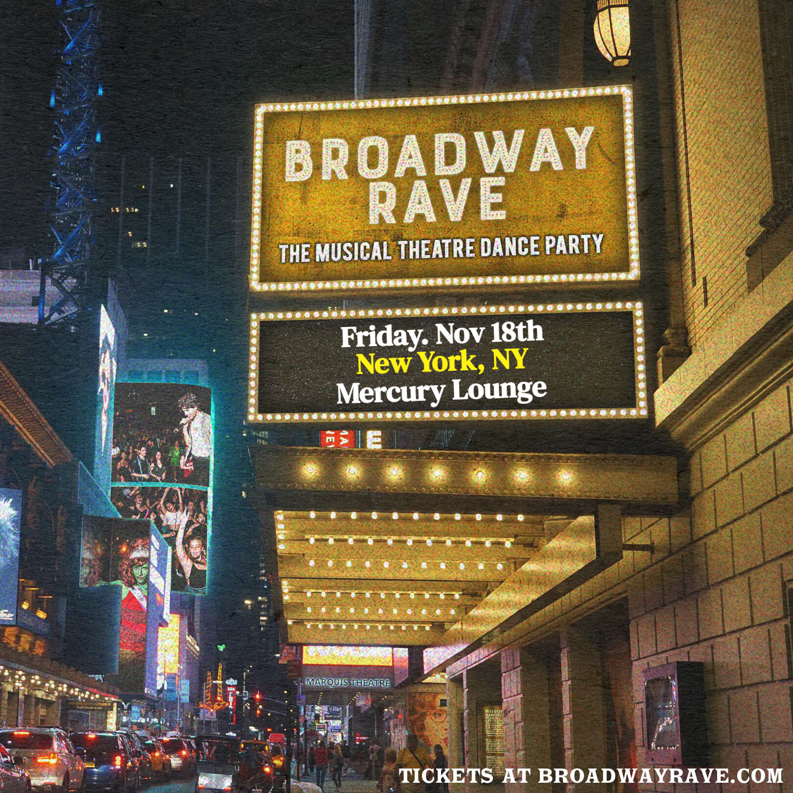 Broadway Rave: The Musical Theatre Dance Party @ Mercury Lounge
