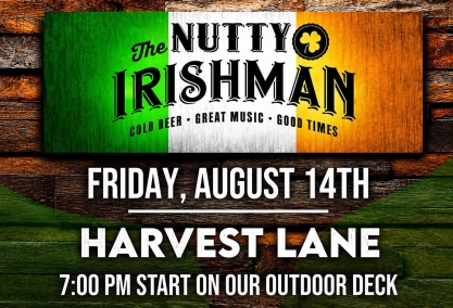 Harvest lane live at the nutty irishman!