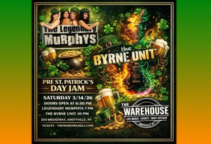 St. paddy's day party with the legendary murphys and the byrne unit at the warehouse