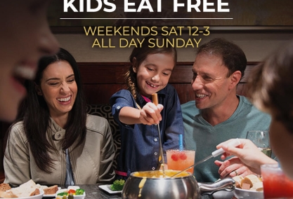 The melting pot in farmingdale launches weekend lunch & brunch — kids eat free!