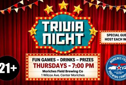 Trivia night - every thursday at moriches field