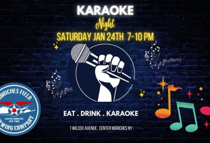 Karaoke night at moriches field brewing co