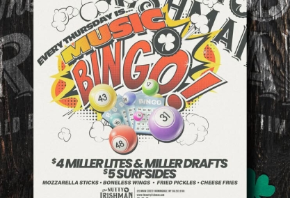 Music bingo thursdays at the nutty irishman!