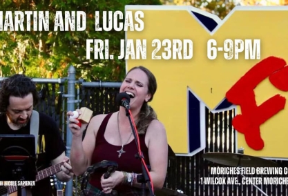 Live music every friday at mfb - this week martin & lucas!