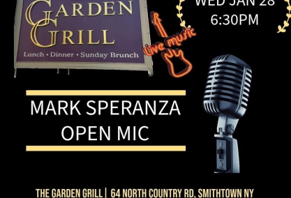 Mark speranza open mic @ the garden grill