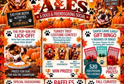 Tails & ales &ndash; a dogs & friendsgiving social