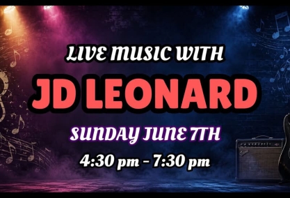 Live music with jd leonard!