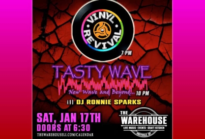 Vinyl revival and tasty wave with dj ronnie sparks at the warehouse
