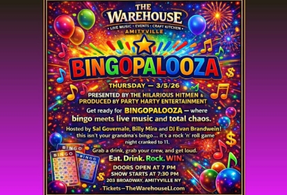 Bingopalooza hosted by sal governale, billy mira, and dj evan brandwein at the warehouse