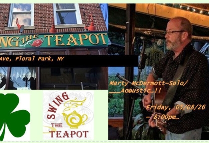 Marty solo at swing the teapot - floral park, ny