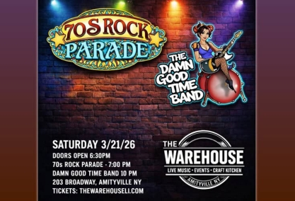 70s rock parade and the damn good time band at the warehouse