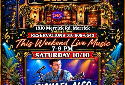 Live music with michael also at off the brook