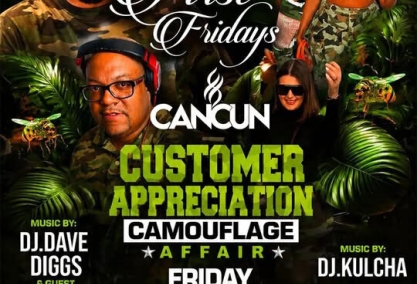 First fridays @ cancun li camouflage party