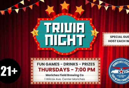 Trivia night - every thursday at moriches field