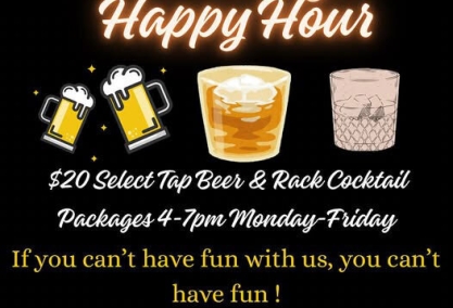 Happy hour with a cover story