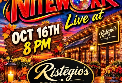 Fall friday nite dance party with nitework at ristegio's