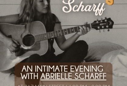 Intimate evening of live music with abrielle scharff