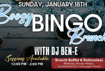 Boozy bingo brunch at 317 main street