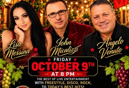 Live music with lisa messina, john micalizzi & angelo venuto