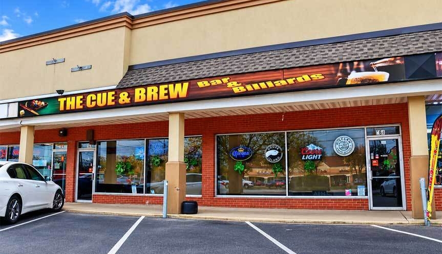 Long Island Blogger: The Cue and Brew Bar and Billiards